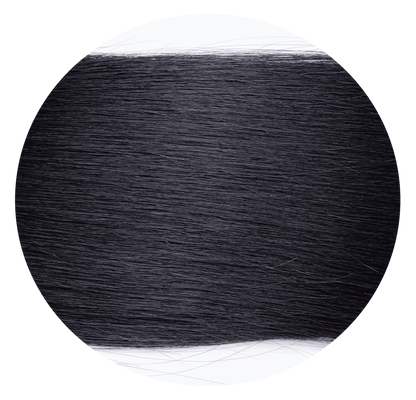 22” 1B Black Liquorice Classy Weft Extensions (200g)