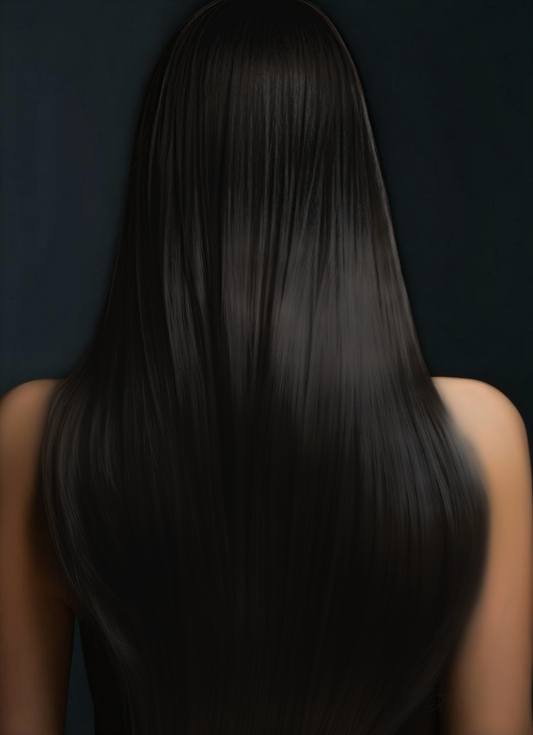 22” 1B Black Liquorice Classy Weft Extensions (200g)