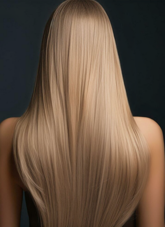 22” 60A Light Ash Blonde clip in (150g)