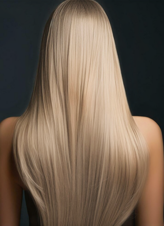 22” 60 Platinum Blonde Weft Extensions (200g)